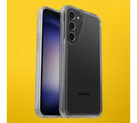OtterBox Symmetry Clear Case for Samsung Galaxy S23+, Shockproof, Drop proof, Protective Thin Case, 3x Tested to Military Standard, Antimicrobial Protection, Clear