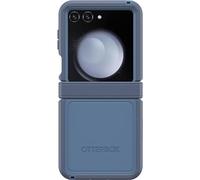 OtterBox Galaxy Z Flip5 Defender Series XT Case - Baby Blue Jeans (Blue), screenless, Rugged Hinge Protection, Lanyard Attachment, PowerShare and Wireless Charging Compatible