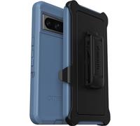 OtterBox Google Pixel 8 Pro Defender Series Case - BABY BLUE JEANS, rugged & durable, with port protection, includes holster clip kickstand (Single unit ships in polybag, ideal for business customers)