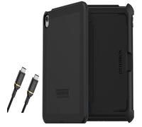 OtterBox iPad 10th Gen (Only) - Defender Pro Series Case - Black - Screenless - Rugged & Durable - Multi-Layer Protection - USB-C to USB- C Cable Included - Non-Retail Packaging