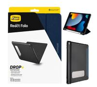 OtterBox React Folio Case for iPad 10.2-Inch (8th Gen 2020 / 9th Gen 2021), Shockproof, Drop proof, Ultra-Slim Protective Folio Case, Tested to Military Standard, Blue