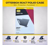 OTTERBOX React 10.2" iPad 7/8/9 Gen Smart Cover - Red & Black, Black,Red