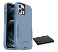 OtterBox iPhone 12 & iPhone 12 Pro (Only) - Commuter Series Case - Crisp Denim (Blue) - with Cleaning Cloth - Slim & Tough - Pocket-Friendly - with Port Protection - Non-Retail Packaging