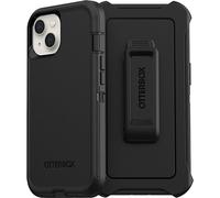 OtterBox iPhone 13 (ONLY) Defender Series Case - BLACK, rugged & durable, with port protection, includes holster clip kickstand