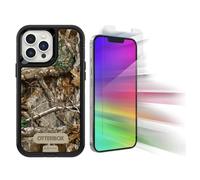 OtterBox iPhone 13 Pro Max & iPhone 12 Pro Max (Only) Bundle: - Defender Series Case - with Screen Protector - Realtree Blaze Edge (Camo) - Case Only - Non-Retail Packaging