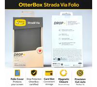 Otterbox (iPhone 13 Pro Max) Strada Via Folio Case Wallet Flip Cover + Card Slot