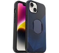 OtterBox iPhone 14 and iPhone 13 OtterGrip Symmetry Series Case - BLUE STORM (Blue), Built-in Grip, Sleek Case, Snaps to MagSafe, Raised Edges Protect Camera & Screen