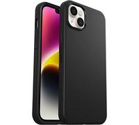 OtterBox iPhone 14 Plus Symmetry Series Case - BLACK, ultra-sleek, wireless charging compatible, raised edges protect camera & screen