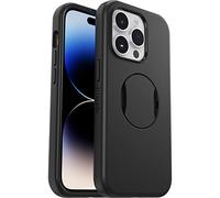 OtterBox IPhone 14 Pro (Only) OtterGrip Symmetry Series Case - BLACK, Built-In Grip, Sleek Case, Snaps To MagSafe, Raised Edges Protect Camera & Screen