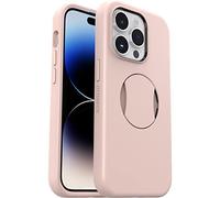 OtterBox iPhone 14 Pro (Only) OtterGrip Symmetry Series Case - MADE ME BLUSH (Pink), built-in grip, sleek case, snaps to MagSafe, raised edges protect camera & screen