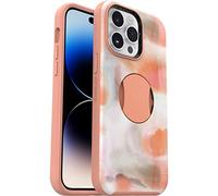 OtterBox Iphone 14 Pro (Only) OtterGrip Symmetry Series Case - PEACHES (Orange), Built-In Grip, Sleek Case, Snaps to MagSafe, Raised Edges Protect Camera & Screen