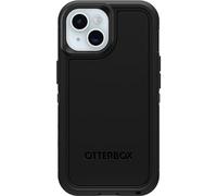 OtterBox iPhone 15, iPhone 14, and iPhone 13 Defender Series XT Case - BLACK, screenless, rugged, snaps to MagSafe, lanyard attachment