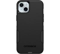 OtterBox iPhone 15 Plus and iPhone 14 Plus Commuter Series Case - BLACK, slim & tough, pocket-friendly, with port protection