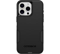 OtterBox iPhone 15 Pro MAX (Only) Commuter Series Case - BLACK, slim & tough, pocket-friendly, with port protection