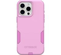 OtterBox iPhone 15 Pro MAX (Only) Commuter Series Case - RUN WILDFLOWER (Pink), slim & tough, pocket-friendly, with port protection