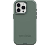OtterBox iPhone 15 Pro MAX (Only) Defender Series Case - FOREST RANGER (Green), screenless, rugged & durable, with port protection, includes holster clip kickstand