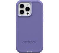 OtterBox iPhone 15 Pro MAX (Only) Defender Series Case - MOUNTAIN MAJESTY (Purple), screenless, rugged & durable, with port protection, includes holster clip kickstand