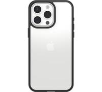 OtterBox iPhone 15 Pro MAX (Only) Prefix Series Case - BLACK CRYSTAL, ultra-thin, pocket-friendly, raised edges protect camera & screen, wireless charging compatible