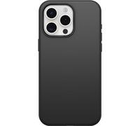 OtterBox iPhone 15 Pro MAX (Only) Symmetry Series Case - BLACK, ultra-sleek, wireless charging compatible, raised edges protect camera & screen