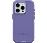 OtterBox iPhone 15 Pro (Only) Defender Series Case - MOUNTAIN MAJESTY (Purple), screenless, rugged & durable, with port protection, includes holster clip kickstand