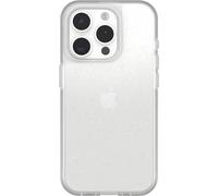 OtterBox iPhone 15 Pro (Only) Prefix Series Case - STARDUST (Clear/Glitter), ultra-thin, pocket-friendly, raised edges protect camera & screen, wireless charging compatible