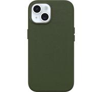 OtterBox iPhone 15 Symmetry Cactus Leather for MagSafe - Cactus Grove (Green), Sustainable, Snaps to MagSafe, Ultra-Sleek, Raised Edges Protect Camera & Screen
