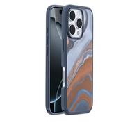 OtterBox iPhone 16 Pro Defender Series XT Clear Case - Tough, Rugged & Durable iPhone Case, Snaps on MagSafe, Pressure-Fitted Dual-Layer iPhone Case - Non-Retail Packaging (High Desert Marble)