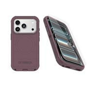 OtterBox iPhone 17 Pro (Only) Bundle: Defender Series Case & Screen Protector - Purple Mystery - Case Only - Snaps on MagSafe - Tough - Rugged & Durable - Non-Retail Packaging