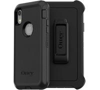 OtterBox iPhone XR (Only) - Defender Series Case - Black - Rugged & Durable - with Port Protection - Holster Clip Included - Retail Packaging