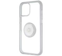 OtterBox Otter+Pop Case for iPhone 12 Pro Max, Shockproof, Drop proof, Protective Case with PopSockets PopGrip, 3x Tested to Military Standard, Clear