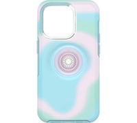 OtterBox OTTER + POP SYMMETRY CLEAR SERIES for iPhone 14 Pro - GLOWING AURA (Pink)