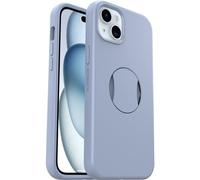 OtterBox OtterGrip Symmetry Case for iPhone 15 Plus/iPhone 14 Plus for MagSafe, Drop Proof, Protective Case with Built-In Grip, 3x Tested to Military Standard, Blue