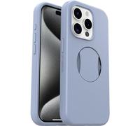 OtterBox OtterGrip Symmetry Case for iPhone 15 Pro for MagSafe, Drop Proof, Protective Case with Built-In Grip, 3x Tested to Military Standard, Blue