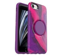 OtterBox + Pop Symmetry Series Case for iPhone SE (3rd & 2nd gen) & iPhone 8/7 (Only - Not Plus) - Non-Retail Packaging - Berry Flow