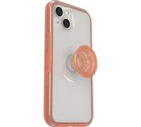 OtterBox + POP Symmetry Series iPhone 13 Case - Non-Retail Packaging - Melondramatic Clear Orange, Apple Phonecase, Slim Fit, Raised Screen Bumper, MagSafe Wireless Charging Compatible, 77-85392