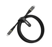 OtterBox Premium Reinforced Braided USB-C to Lightning Cable, MFi Certified, Fast Charging Cable for iPhone and iPad, Ultra-Rugged, Bend and Flex Tested, 2M, Black