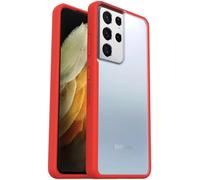Otterbox React Drop Protect Case For Samsung Galaxy S21 Ultra 5G - Clear Red
