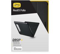 OtterBox React Folio Case for iPad 10.2-Inch (8th Gen 2020 / 9th Gen 2021), Ultra-Slim Protective Folio Case, Black