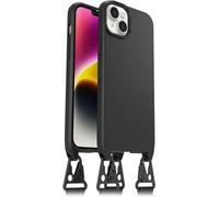OtterBox React Lanyard Case with MagSafe for iPhone 14 Plus, Ultra-Slim, Protective Case with Adjustable and Detachable Necklace Strap, Tested to Military Standard, Black - Non-Retail Packaging