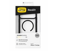 OtterBox React Magnetic Drop Resistant Case for iPhone 17 Pro Max- Black Crystal