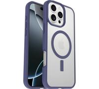 OtterBox React MagSafe Case for iPhone 16 Pro Max, Clear/Purple | Shockproof, Drop-Proof, Ultra-Slim Protective Thin Case, Tested to Military Standard, No Retail Packaging