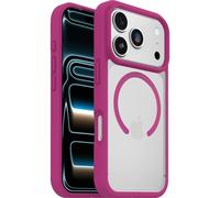 OtterBox React MagSafe Case for iPhone 18 Pro/iPhone 17 Pro, Clear/Pink | Shockproof, Drop-Proof, Ultra-Slim Protective Thin Case, Tested to Military Standard