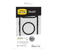 OtterBox React MagSafe Case for iPhone Air, Clear/Black | Shockproof, Drop-Proof, Ultra-Slim Protective Thin Case, Tested to Military Standard