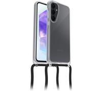 OtterBox React Necklace Case for Samsung Galaxy A55 5G, Ultra-Slim, Protective Case with Adjustable and Detachable Necklace Strap, Tested to Military Standard, Clear, Non-Retail Packaging