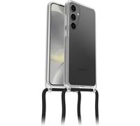 OtterBox React Necklace Case for Samsung Galaxy S24+, Ultra-Slim, Protective Case with Adjustable and Detachable Necklace Strap, Tested to Military Standard, Clear, Non-Retail Packaging