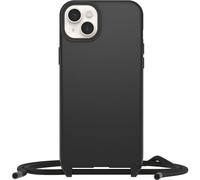 OtterBox React Necklace Case with MagSafe for iPhone 14 Plus, Ultra-Slim, Protective Case with Adjustable and Detachable Necklace Strap, Tested to Military Standard, Black