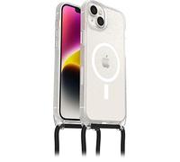 OtterBox React Necklace Case with MagSafe for iPhone 14 Plus, Ultra-Slim, Protective Case with Adjustable and Detachable Necklace Strap, Tested to Military Standard, Stardust - Non-Retail Packaging