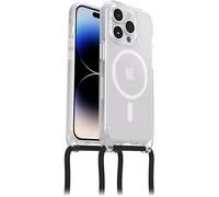 OtterBox React Necklace Case with MagSafe for iPhone 14 Pro, Ultra-Slim, Protective Case with Adjustable and Detachable Necklace Strap, Tested to Military Standard, Clear
