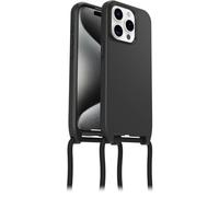 OtterBox React Necklace Case with MagSafe for iPhone 15 Pro, Ultra-Slim, Protective Case with Adjustable and Detachable Necklace Strap, Tested to Military Standard, Black
