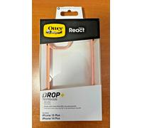 OtterBox React Series Back Case for iPhone 15 Plus/14 Plus Clear/Peach